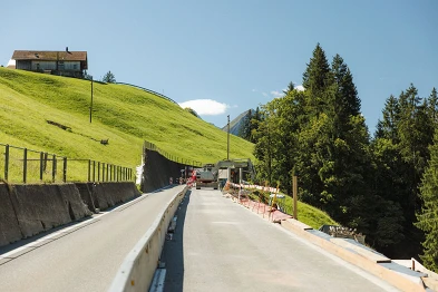 Hangsicherung Pochtenstutz; Tiefbauamt Kanton Bern, Bild:Anja Zurbrügg Photography