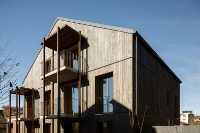 Mehrfamilienhäuser; Brügger Architekten AG, Bild Anja Zurbrügg Photography