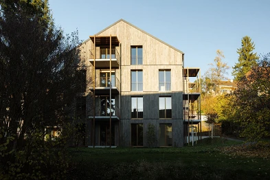 Mehrfamilienhäuser; Brügger Architekten AG, Bild Anja Zurbrügg Photography