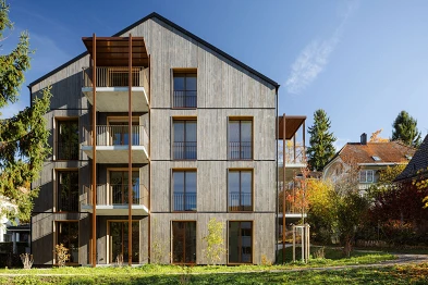 Mehrfamilienhäuser; Brügger Architekten AG, Bild Anja Zurbrügg Photography