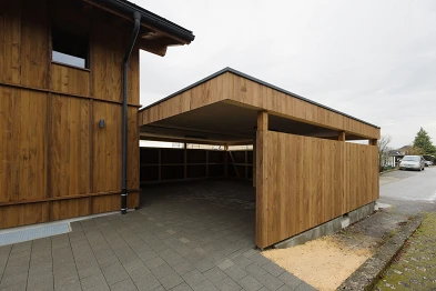 Einfamilienhaus mit Holzfassade; Private Bauherrschaft, Bild Anja Zurbrügg Photography