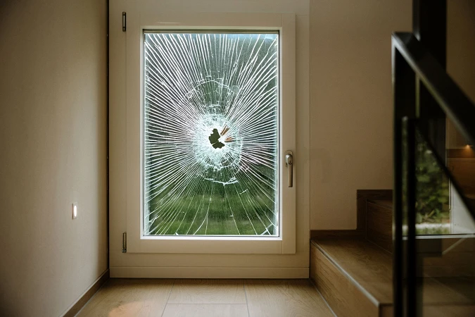 Zerbrochenes Fenster