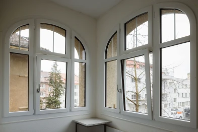 Rundbogenfenster; Bild: Anja Zurbrügg Photography