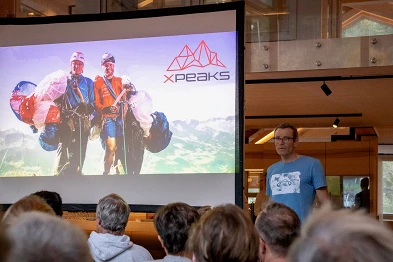 Vortrag XPEAKS Projekt mit Chrigel Maurer und Peter von Känel
