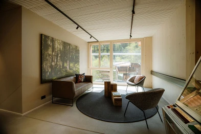 Ideenwerkstatt Lounge; Raumforum GmbH, Bild: Anja Zurbrügg Photography