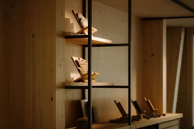 Ideenwerkstatt Fassaden Muster Stein; Raumforum GmbH, Bild: Anja Zurbrügg Photography