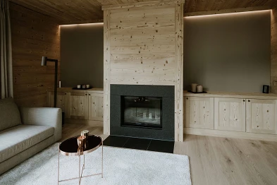 Wohnzimmer Cheminée; Innenarchitekt:in: HattemerPartner GmbH, Bild: Anja Zurbrügg Photography