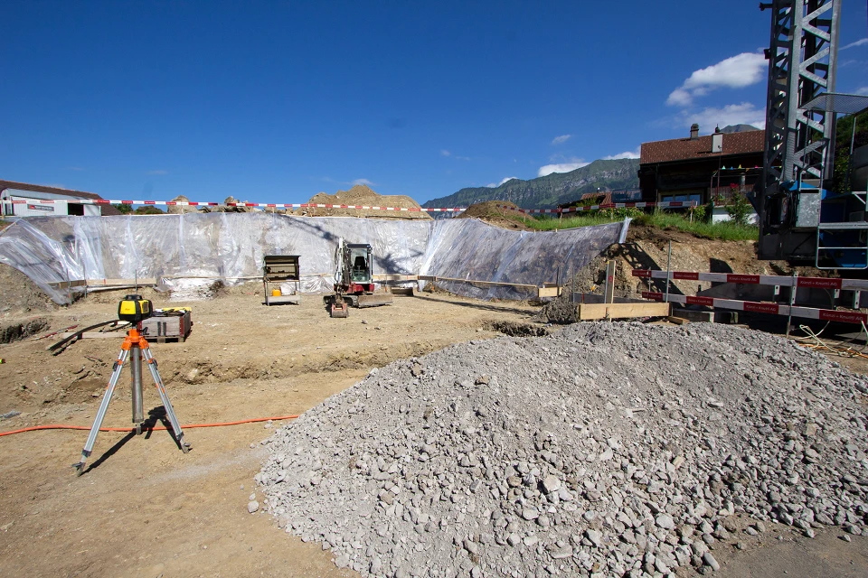 Aushub; Bild: Künzi + Knutti AG