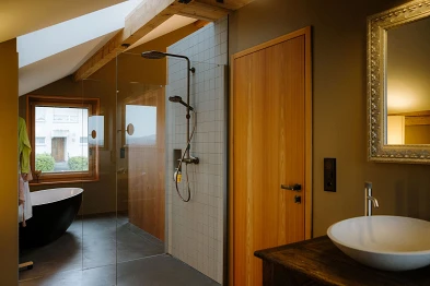 Badezimmer; Bild: Anja Zurbrügg Photography