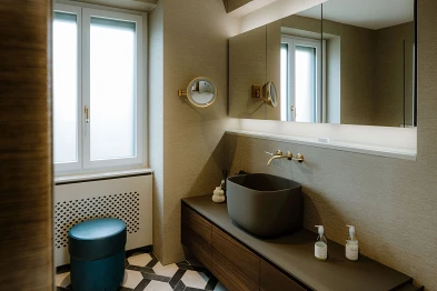 Badezimmer; Innenarchitekt:in Room Dresser GmbH, Bild: Anja Zurbrügg Photography