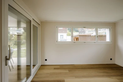 Balkontüren und Fenster; Künzi + Knutti AG, Bild: Anja Zurbrügg Photography