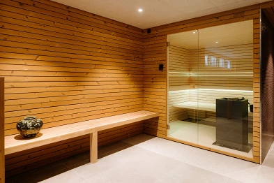 Sauna; Künzi + Knutti AG, Bild: Anja Zurbrügg Photography