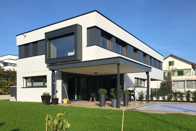 Aussenansicht; Künzi + Knutti AG, Bild: Anja Zurbrügg Photography