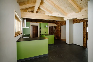 Küche neu; K+K, Zahler GmbH, Bild: Anja Zurbrügg Photography