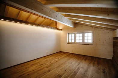 Wohnzimmer; K+K, Zahler GmbH, Bild: Anja Zurbrügg Photography