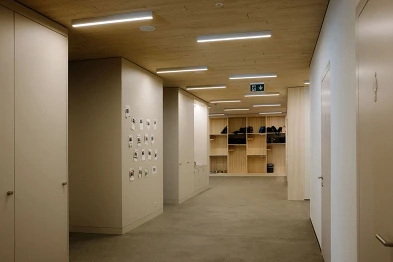 Vereinsbereich; Geissbühler Architekten AG, Bild: Anja Zurbrügg Photography