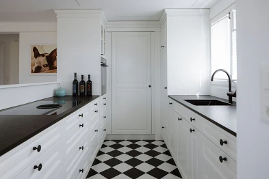 Küche im Landhausstil; Bild: Anja Zurbrügg Photography