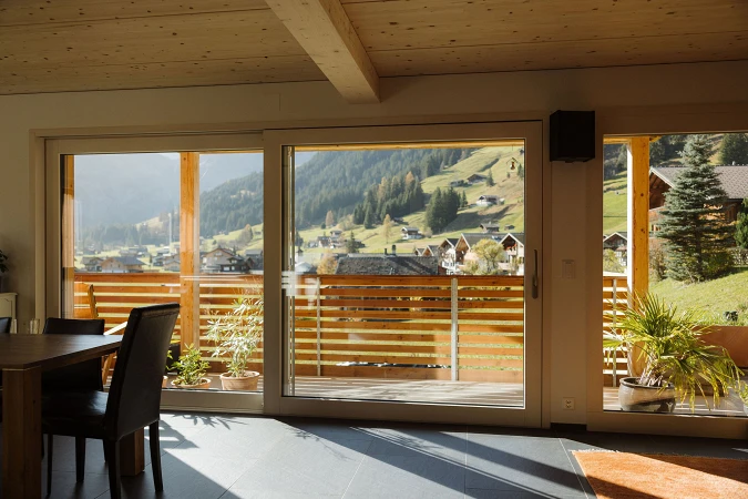 Hebeschiebetüre; Bild: Anja Zurbrügg Photography