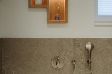 Badezimmer Einbaunischen; Bild Anja Zurbrügg Photography