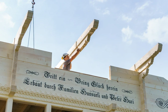 Neubau Berghütte Chumi; Bild: Mario Zimmermann