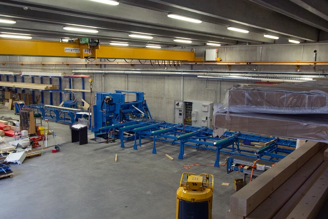 Übersicht Abbundanlage; Bild: Künzi + Knutti AG